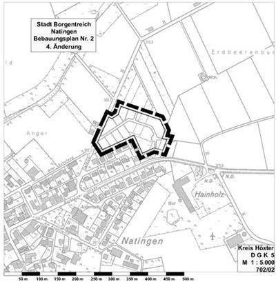 Bild vergr��ern: 4. �nderung des Bebauungsplanes Nr. 2 �Erdbeerbusch� im Stadtbezirk Natingen