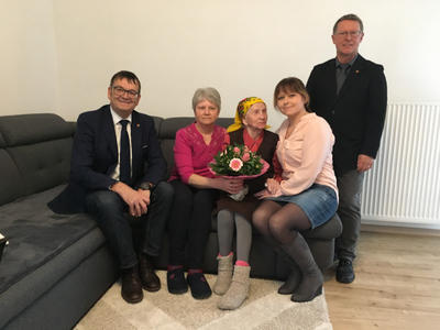 Bild vergr��ern: 100. Geburtstag von Frau Ekaterina Reimer