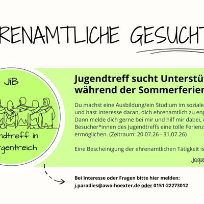 JiB such ehrenamtliche Unterst&uuml;tzung