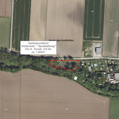 Gartengrundst&uuml;ck in der Gemarkung Gro&szlig;eneder