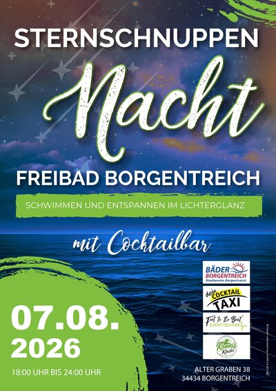 Bild vergr&ouml;&szlig;ern: Plakat Sternschnuppenschwimmen Borgentreich_2026